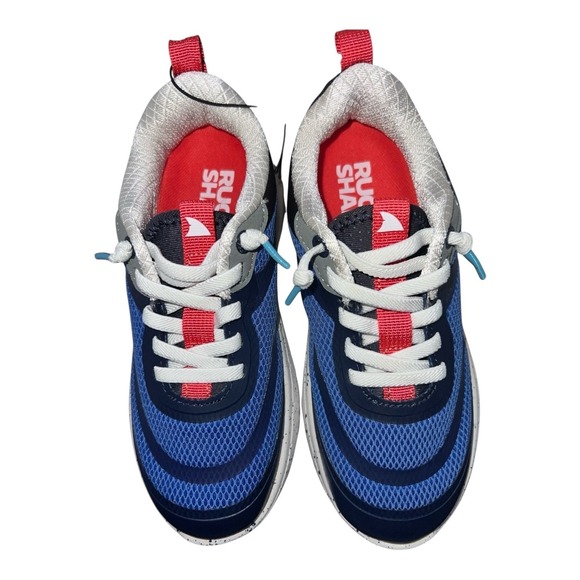 Rugged Shark Boy's Active Athletic Sneakers Walking Shoes Blue Size 12 - Picture 3 of 10